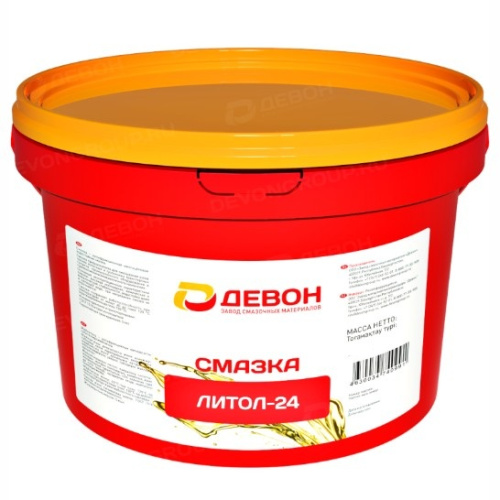 Смазка Devon Литол-24 (г.Уфа) 9,5кг. п/ведро