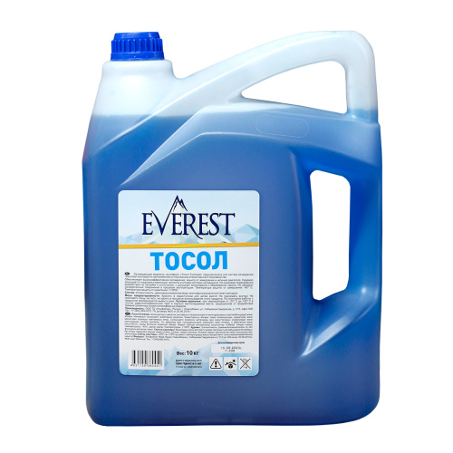 Тосол EVEREST 10кг. Тосол EVEREST 10кг.