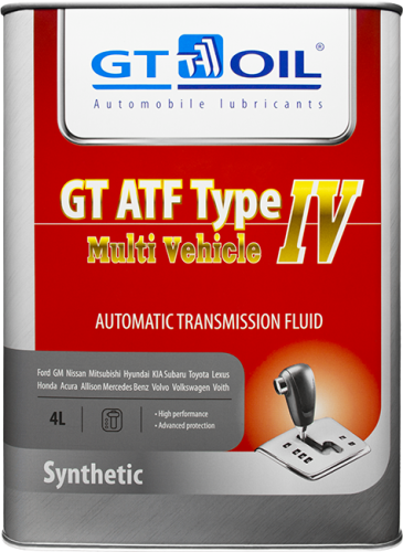 Масло Трансмиссионное GT ATF T-IV Multi Vehicle (Корея) 4 л (4)