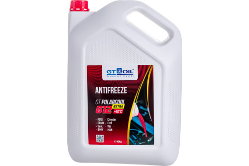 Антифриз GT Polarcool Extra Antifreeze G12 красный  10  кг Антифриз GT Polarcool Extra Antifreeze G12 красный  10  кг