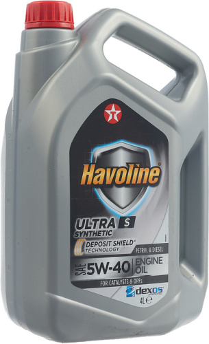 Масло Texaco HAVOLINE ULTRA S SAE 5w-40 API SN/CF 4л.