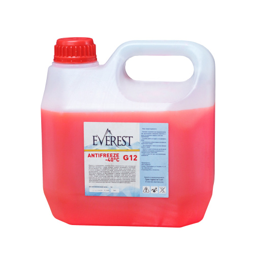 Антифриз EVEREST G12 (красный) 3кг.