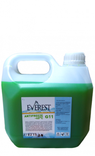 Антифриз EVEREST G11 (зеленый) 3кг.