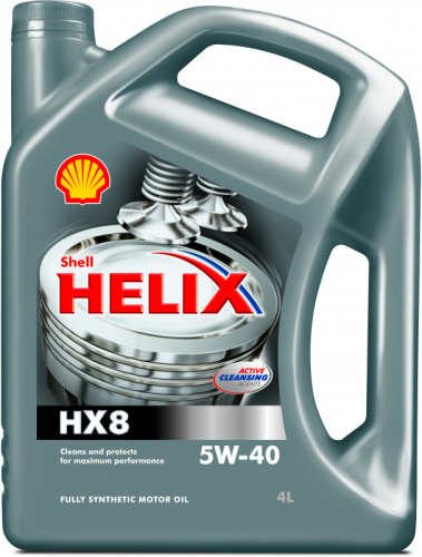 Масло Shell HELIX HX 8 SAE 5w-40 API SN/CF  4л.