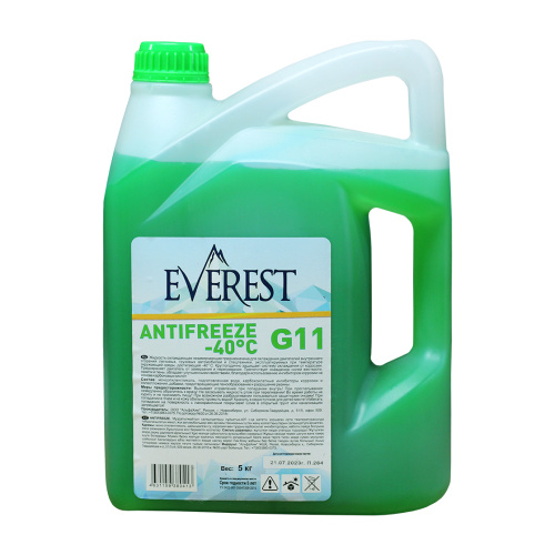 Антифриз EVEREST G11 (зеленый) Антифриз EVEREST G11 (зеленый)